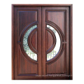 Hot sale double panel teak wood main door designs